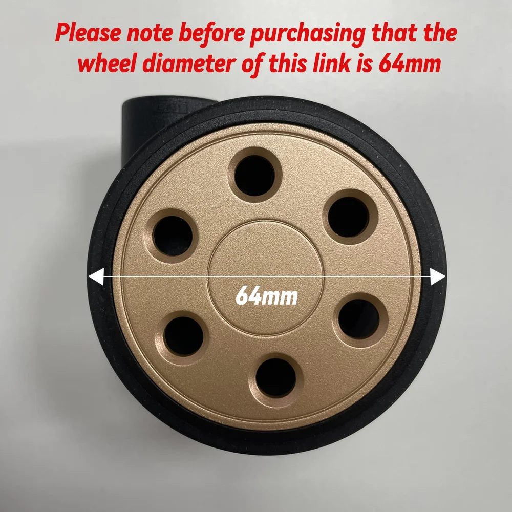 Suitable For Rimowa 64mm Silent Wheel Universal Wheel Rimowa Luggage Luggage Repair Travel Accessories Wheels Smooth Effort
