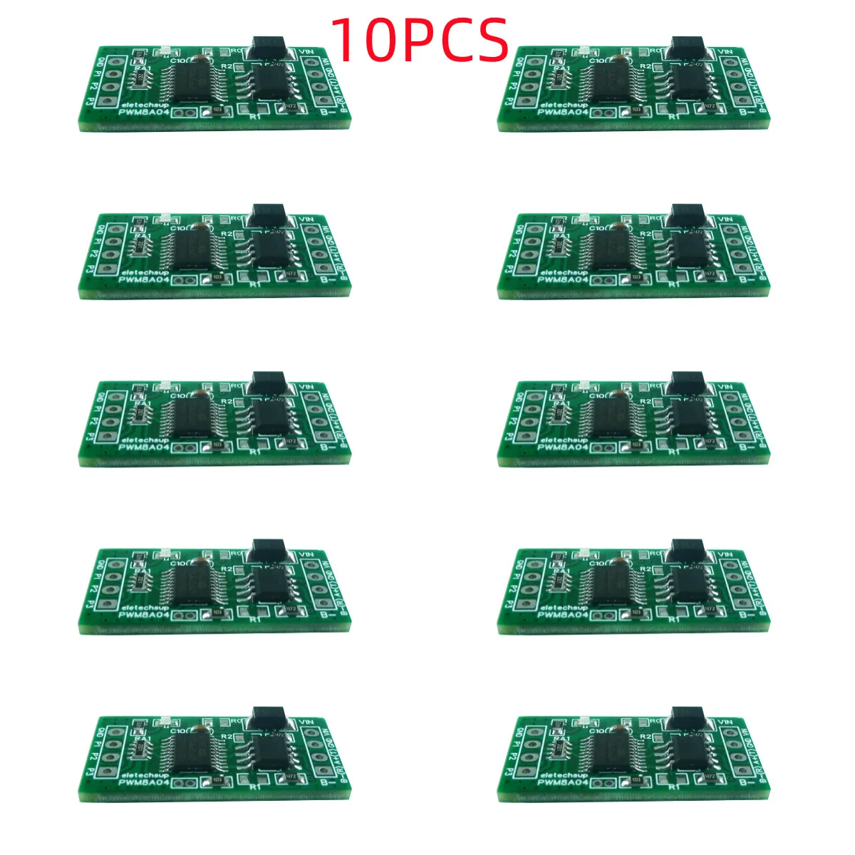 PWM8A04 3Ch RS485 1Hz-20kHz Duty Cycle Frequency Adjustable PWM Square Wave Pulse Generator Modbus RTU