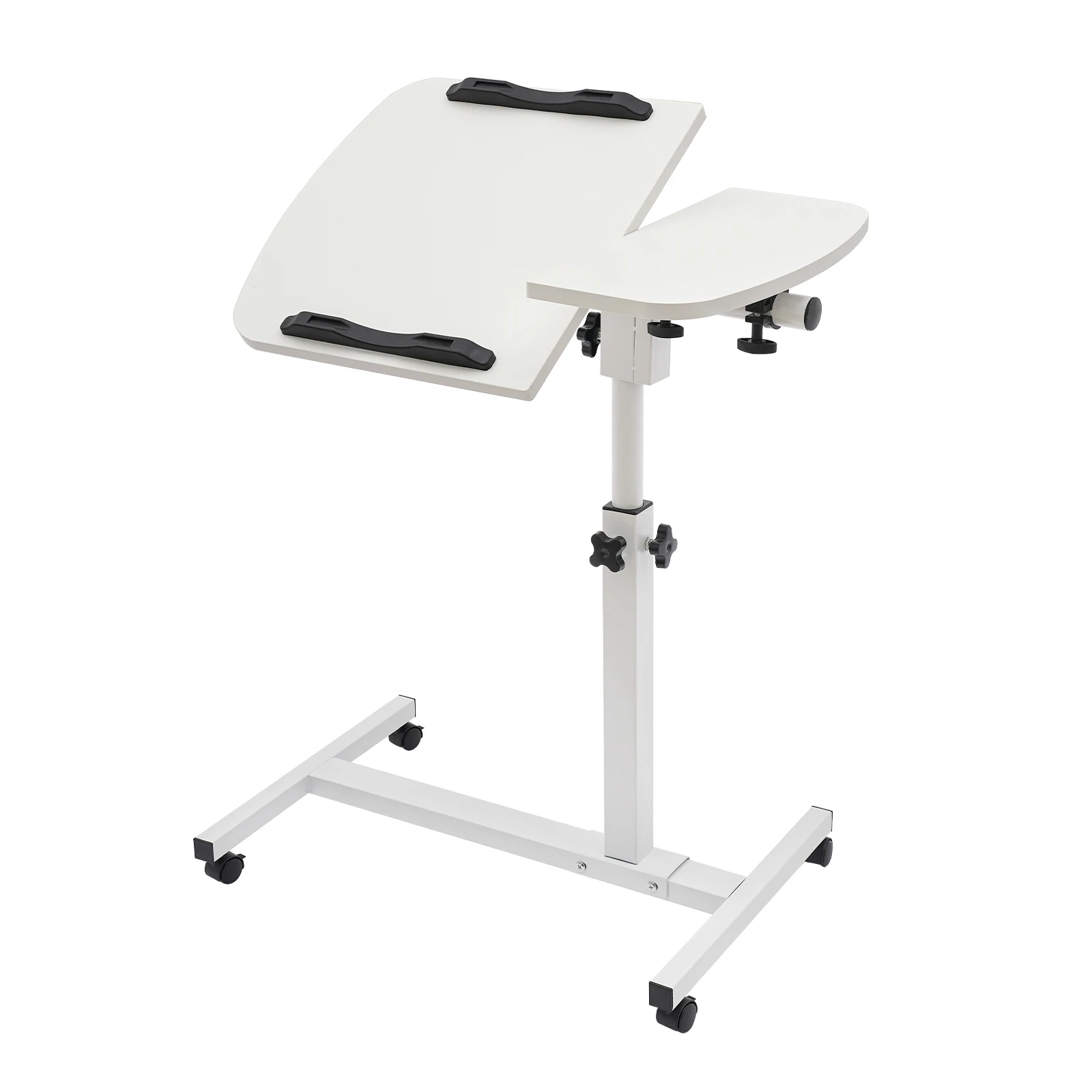 Laptop Desk Stand Stand Adjustable Rolling Laptop Table Adjustable Computer Desk Stand with Wheels