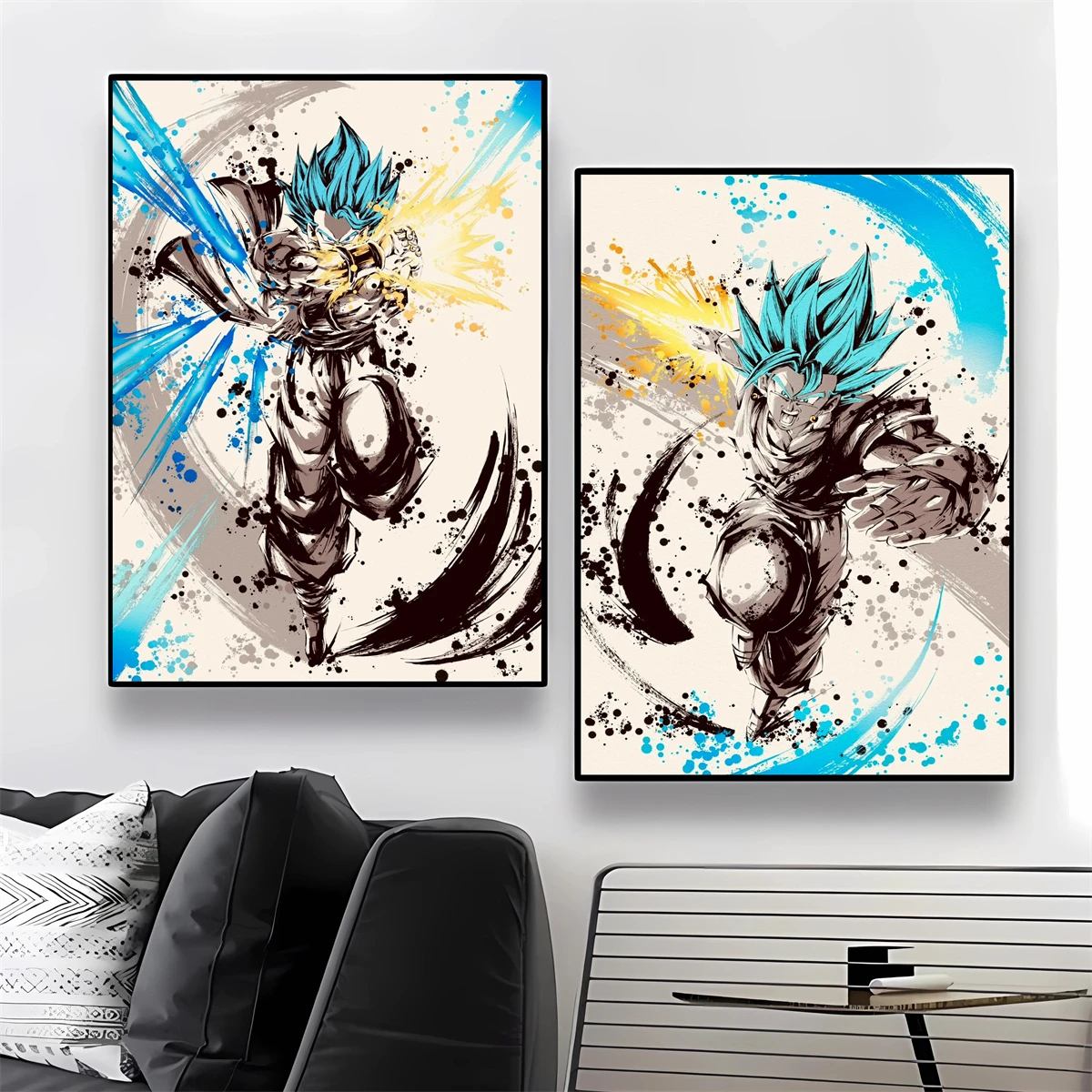 

Canvas Posters Dragon Ball Goku Hot Anime Poster Picture Wall Stickers Gifts Room Home Prints Bedroom Decor High Quality Art