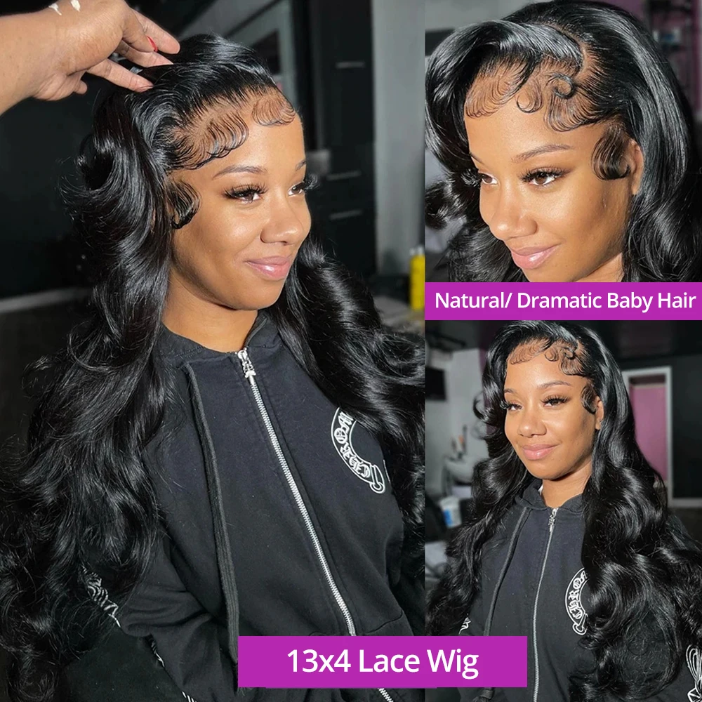 40 Inch Lace Front Human Hair Wig 100% Transparent Body Wave Hd Lace Wig 13x6 Human Hair Brazilian 13x4 360 Lace Frontal Wigs