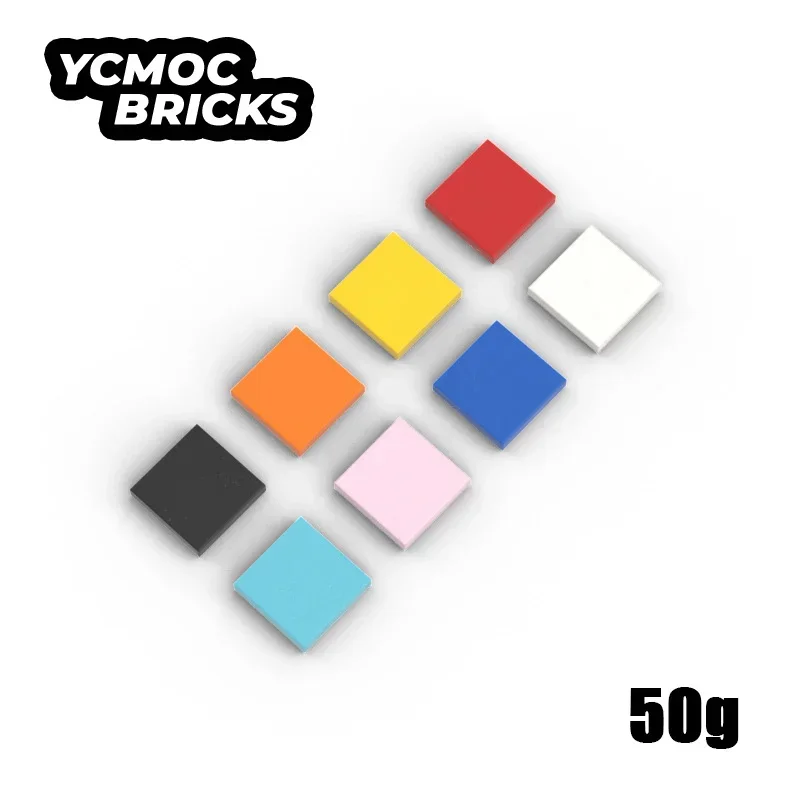 50g MOC Building Block 3068 88409 Tile 2x2 with Groove Compatible Bricks Parts DIY Particle Kids Puzzle Brain Technical Toy Gift