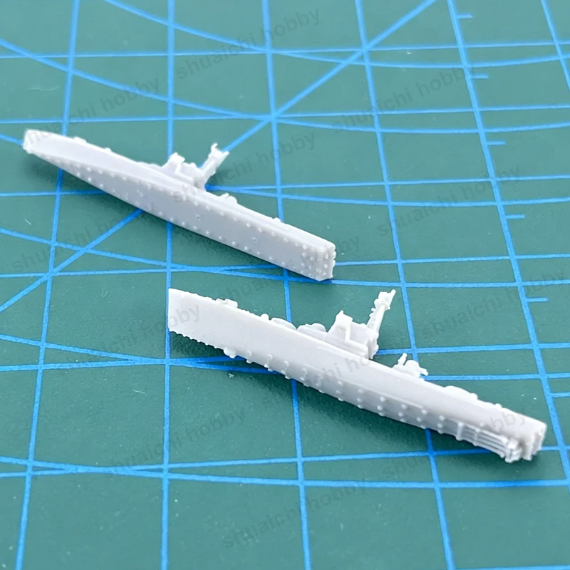 5PCS China 037 Submarine Chaser 1/2000 1/1250 Scale Resin Combat Boat Model Battleship Assembly for DIY Militray Toy Collection
