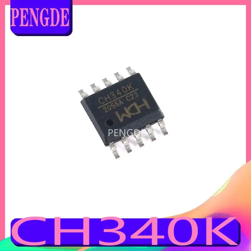 Original genuine CH340K ESSOP-10 USB to serial port chip