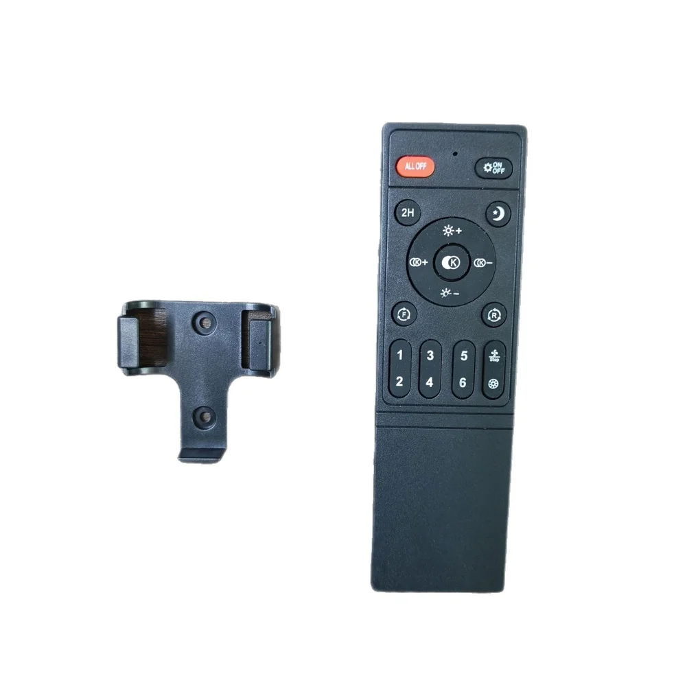 XH132 Infrared Remote Control With Stand Dimmable 6 For Ceiling Fan Light 85-265V Black ABS Controller Replacement Part