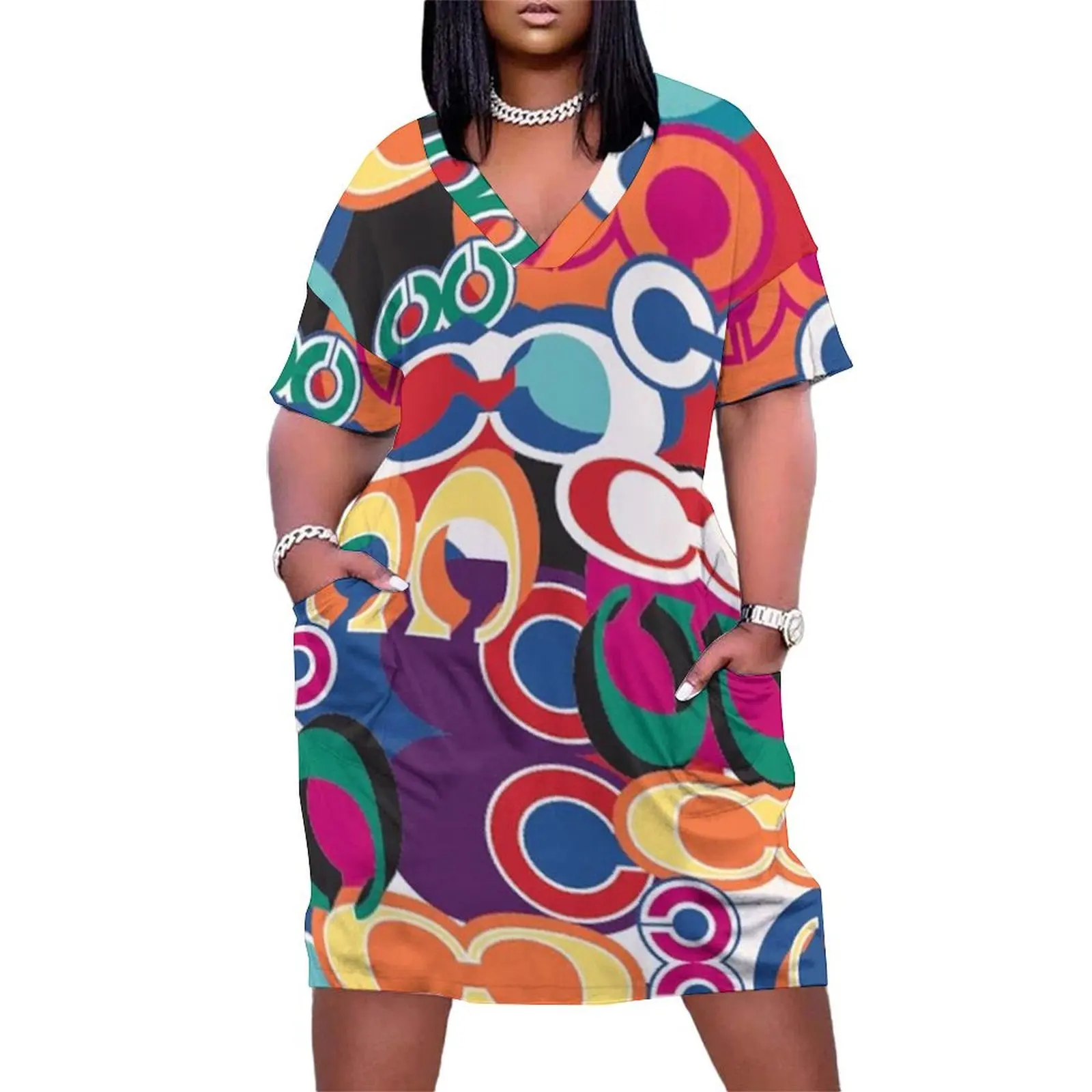 

colorfull sale Loose Pocket Dress evening dress woman Beachwear evening dresses luxury 2025 summer dresses