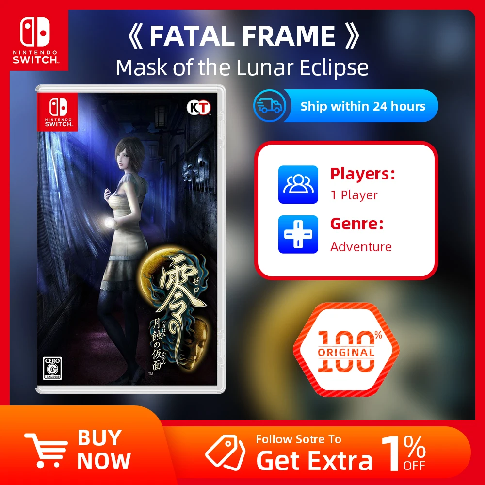 Nintendo Switch Game Deals - Fatal Frame: Mask of the Lunar Eclipse - for Nintendo Switch Oled Lite