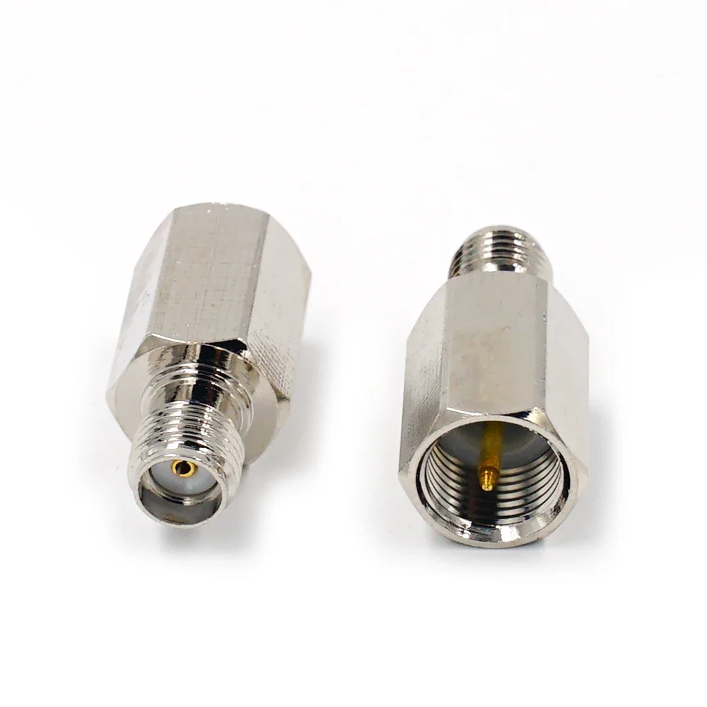 Adaptateur nicarcoaxial RF, connecteur SMA femelle, prise mâle vers Fcloser, connecteur droit vers connecteur SMA, 10 pièces