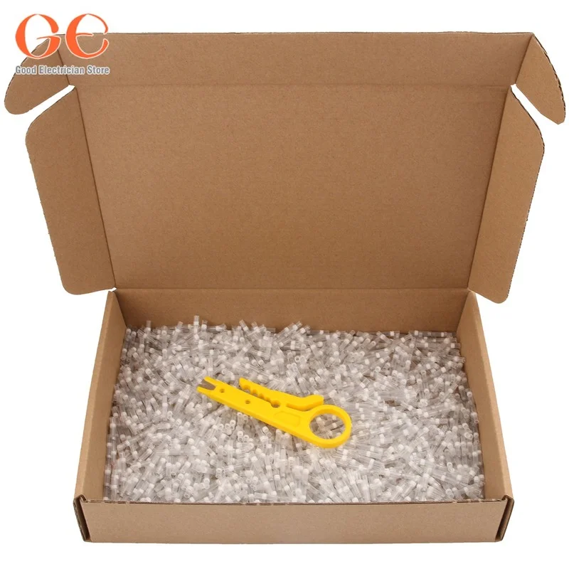 

100/500PCS Heat Shrink Solder Sleeve Insulated Waterproof Electrical Butt Splice Wire Connectors Cable Soldering Terminals Kit