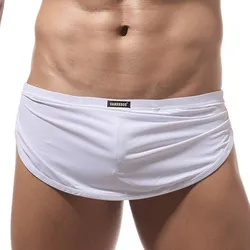 Men's Panties Homewear Casual Shorts With Pouch Thongs Elastic Trunks Underwear Low Waist Man Boxers Shorts