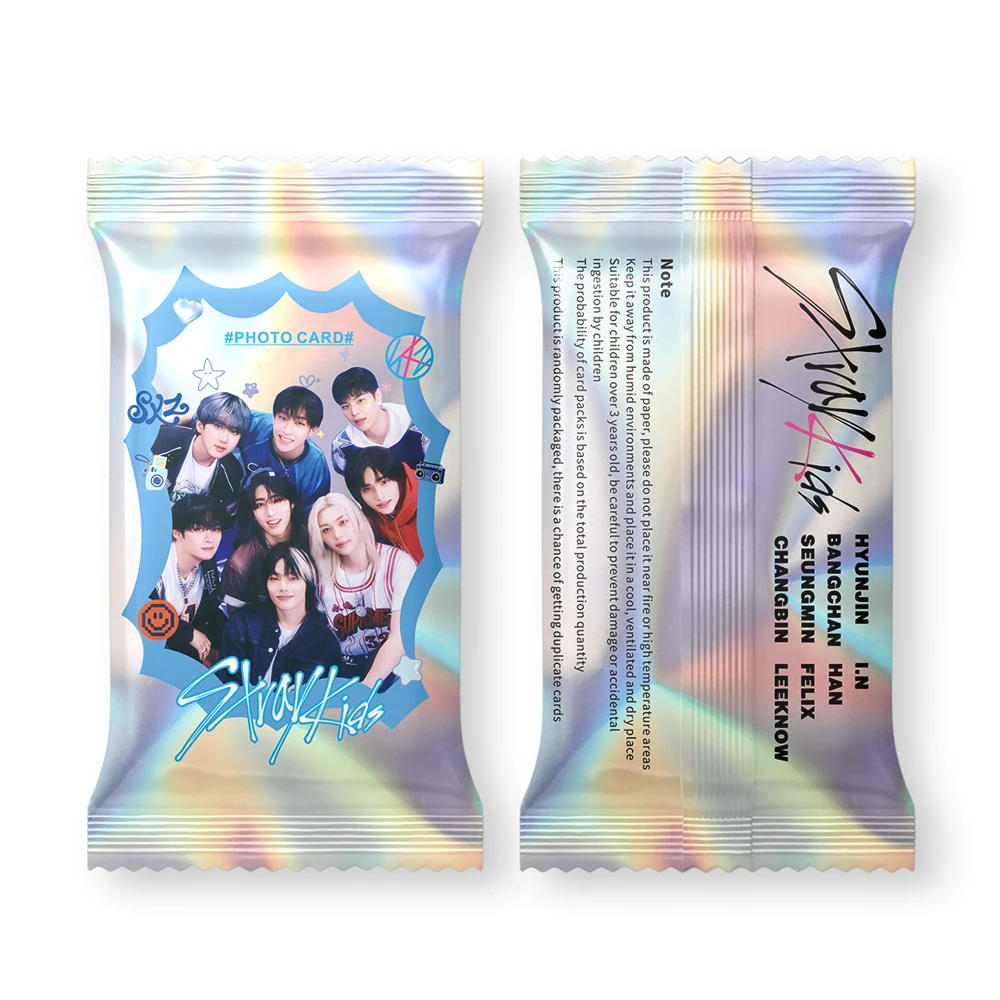 SKZOO Stray Kids DOIT Album Collection Card Willekeurige kaart Blind Box, Stray Kids Fan Collection Gift Fan Support Herdenkingskaart