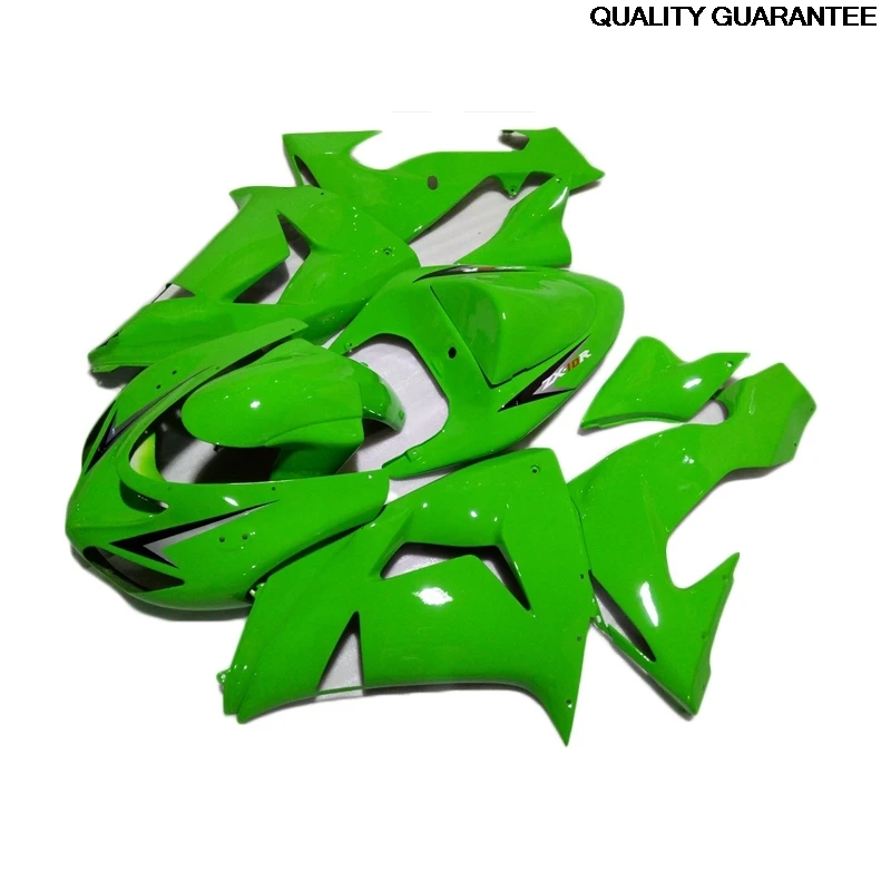 

Green Lucky Strike Fairings Kits Fit For 2006 2007 Kawasaki Ninja ZX10R Complete Injection fairing ninja zx10r 06 07 69