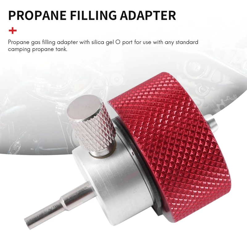 Reusable Propane Filling Adapter Paint Ball Gas Accessories For Green Gas Tank With Silica Pore Filling Adapter