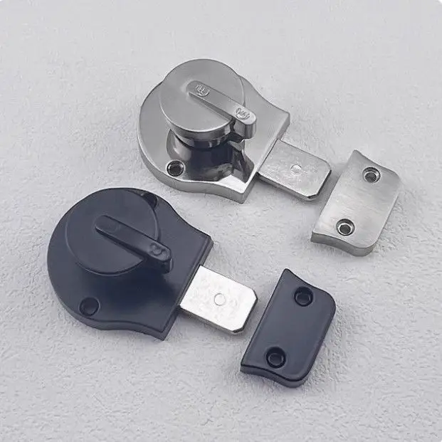 Zinc Alloy Vacant Occupied Indicator Lock Toilet Partition Latch Public Restroom Hardware Fitting