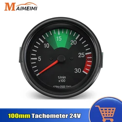24V 100MM Tachometer For Mercedes Truck Auto Tachometer Instrument Cluster Gauge 0025426916 0015424016 673Hz/2500 Customized
