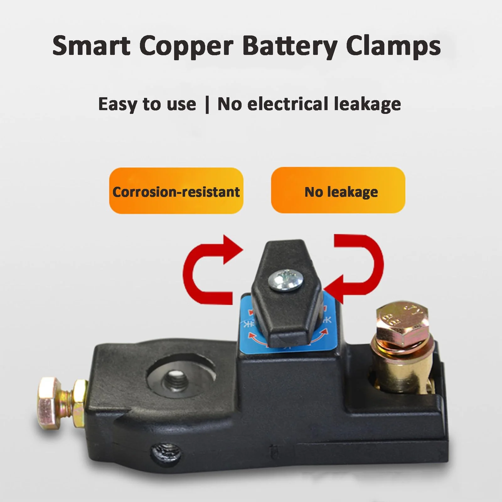 12V 24V Heavy Duty Batterie Trennschalter Schnellspanner Kupfer Terminal für RV LKW Auto Anti Drain Power Cut Off