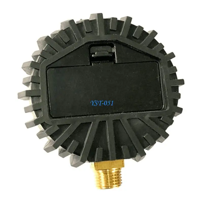 

E15A Tire Pressure Gauge 13mm/1/2in Thread Air Pressure Gauge LCD Manometer Pressure Gauge Measuring 0-20PSI Durable