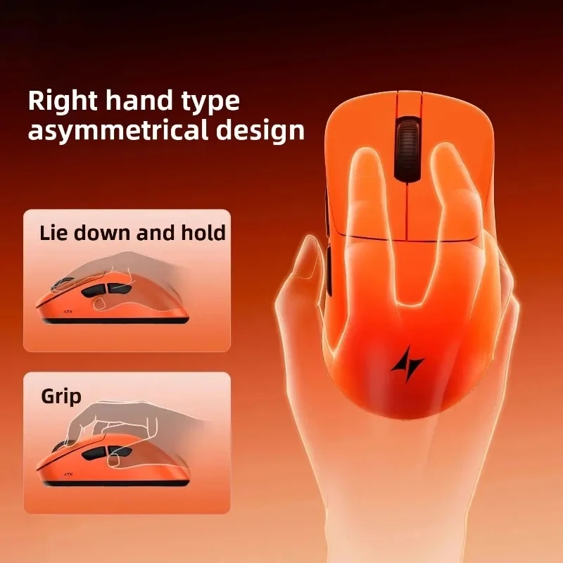 ATK Z1V2 Ultieme draadloze gamingmuis Dual 8K PAW3950Ultra Electronics E-sportmuis 500mAh Lichtgewicht muizen PC Gamer Geschenken