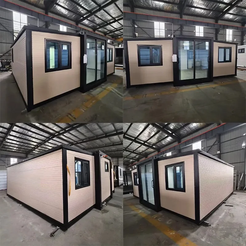 Prefabricated Container House Fast Consolidation Folding Mobile Home Collapsible Storage Sheds Foldable Container House for Shop