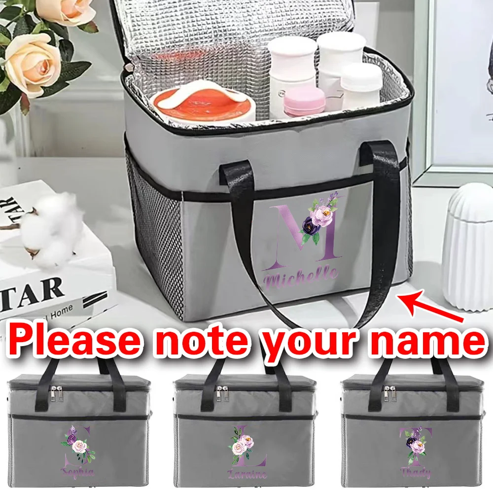 

Personalized Customized Multifunctional Lunch Bag Unisex Large-capacity Waterproof Portable Fresh-keeping Picnic Food