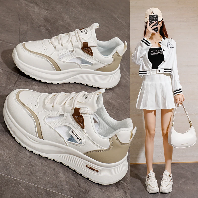 

Women Shoes Breathable All-match Mesh Shoes Casual Sports Trendy Shoes Female Wear-resistant Running Shoes for Women