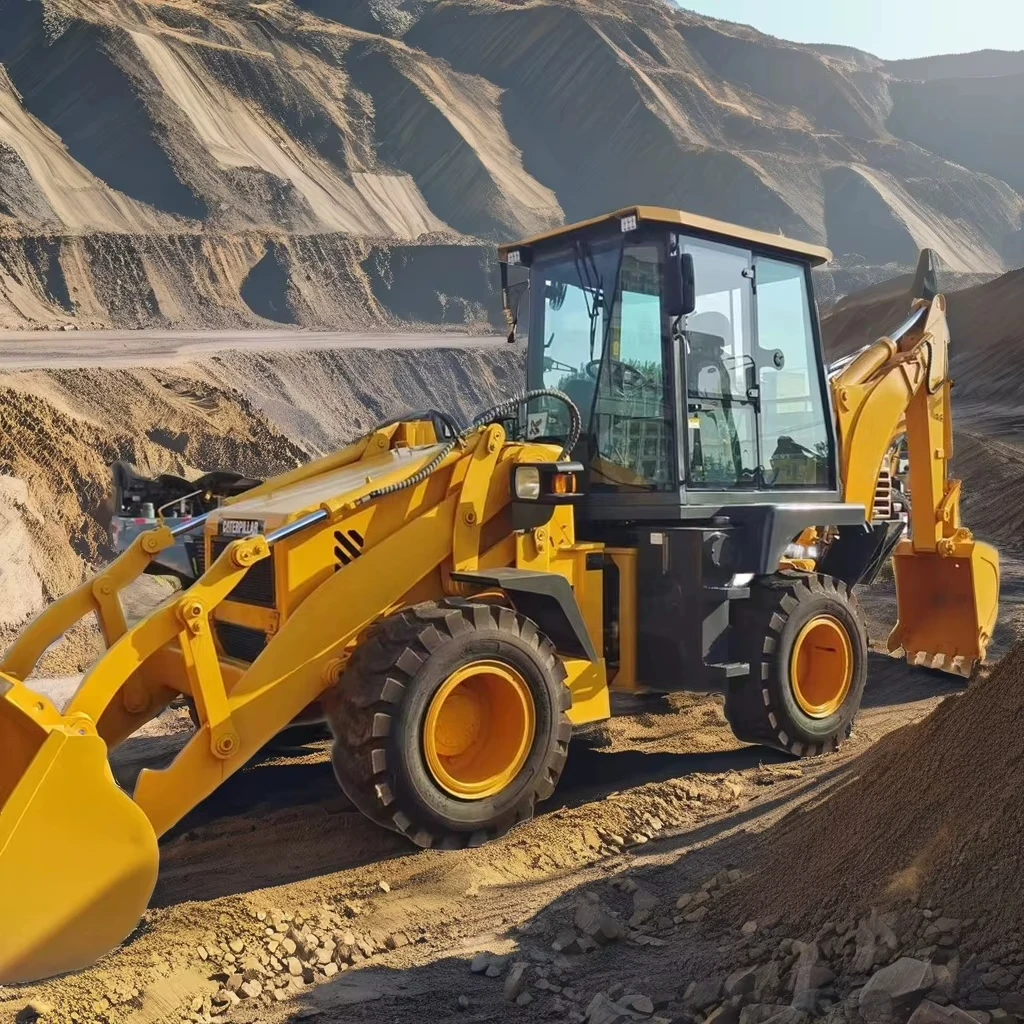 High Quality New Backhoe Loader 5.8ton Construction Machinery 336HP Engine Farm Use Excavator Loader