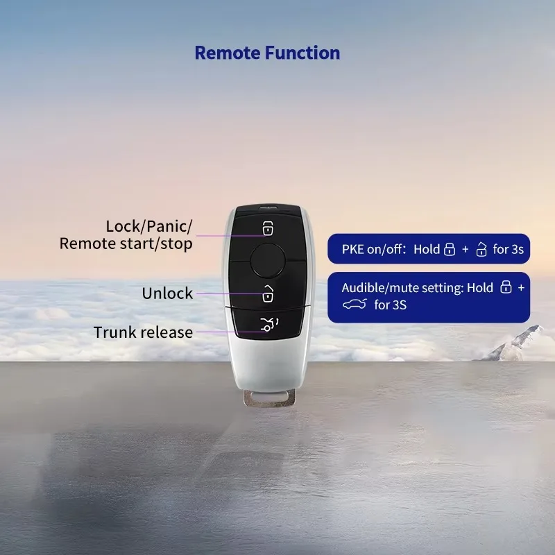 Plug Play PKE Remote Starter Fit V Class W447/ 16-22 Vito W447/ 16-22 Metris Smartphone App Control