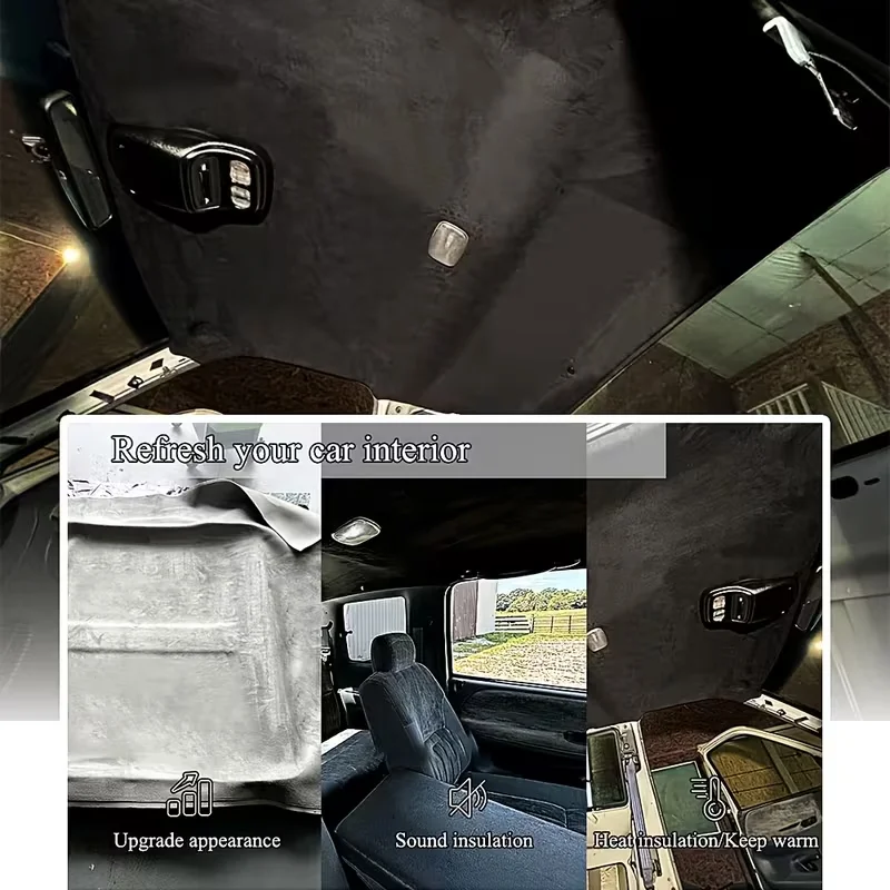 

Материал для ремонта салона автомобиля: 3 мм толстая замшевая пена на подложке без клея, для самостоятельной реставрации автомобильной обивки