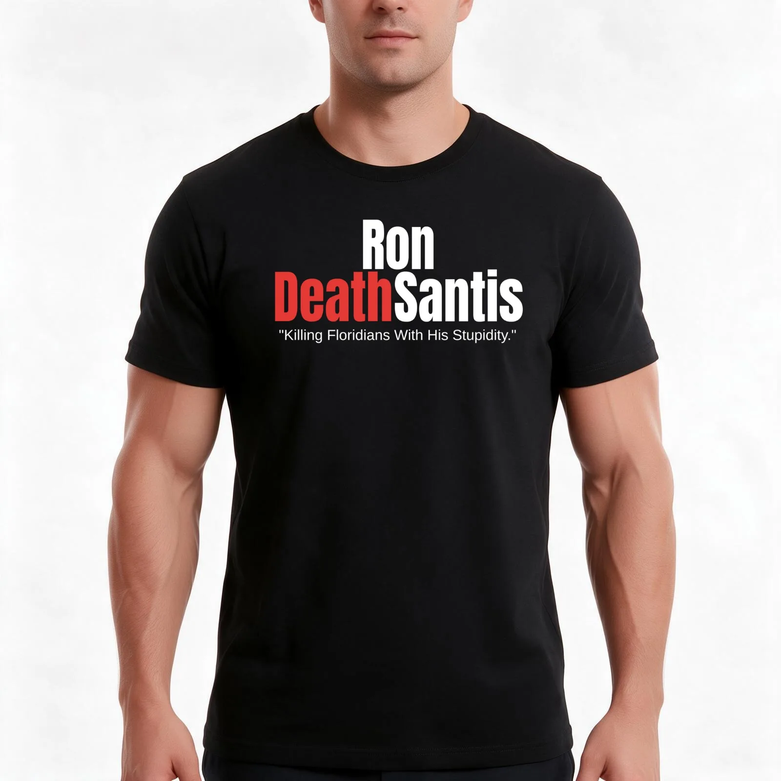 Ron DeathSantis Shirt - Anti Ron DeSantis Florida Governor Shirts T-Shirt Summer Casual Cotton Tee Oversized Streetwear Tops