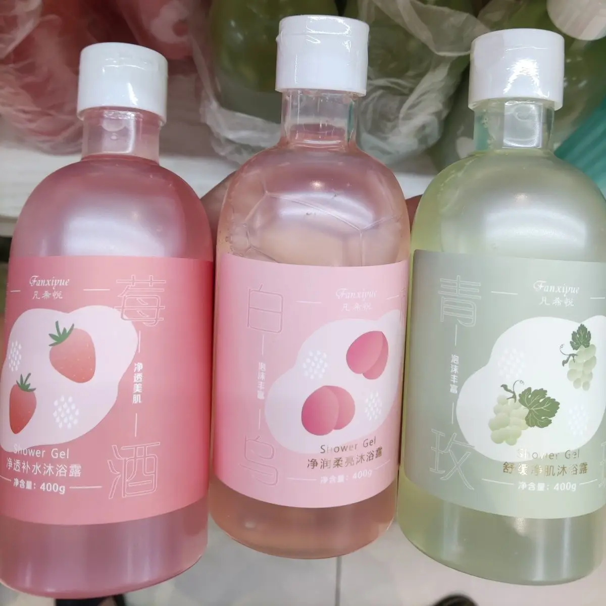 

Fancy Youth Peach-Grape Oolong Scrub Body Wash 400ml - Perfume Infused Body Elixir, Brightening Hydration Therapy