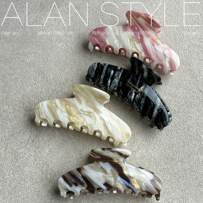 خلات مشبك شعر كليب 11 سنتيمتر طويل كبير سرطانات الشعر للشعر الطويل إكسسوارات الشعر الأنيقة أغطية الرأس النساء الموضة الفرنسية