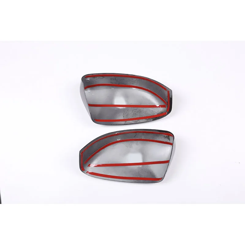 2 x Carbon Fiber Style Car Side Rearview Mirror Cover Cap Trim Accessories For Maserati Levante 2016 2017 2018 2019 2020 2021