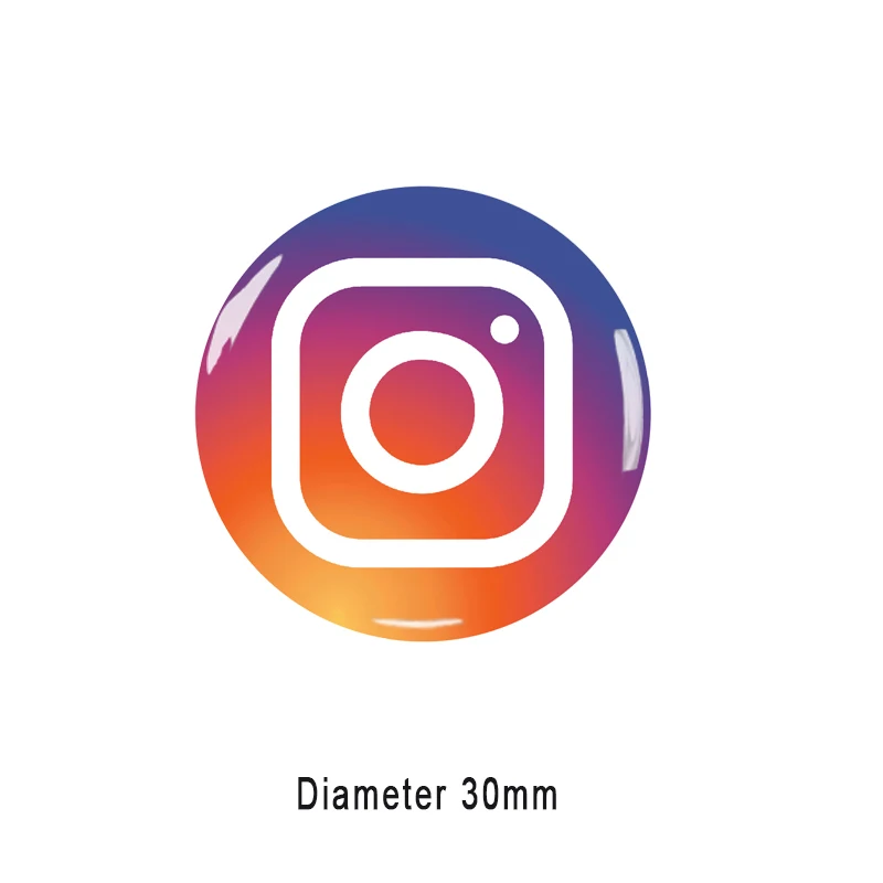 Etiquetas de epoxi para redes sociales, etiquetas de Metal para Google Review, Instagram, Facebook, NFC