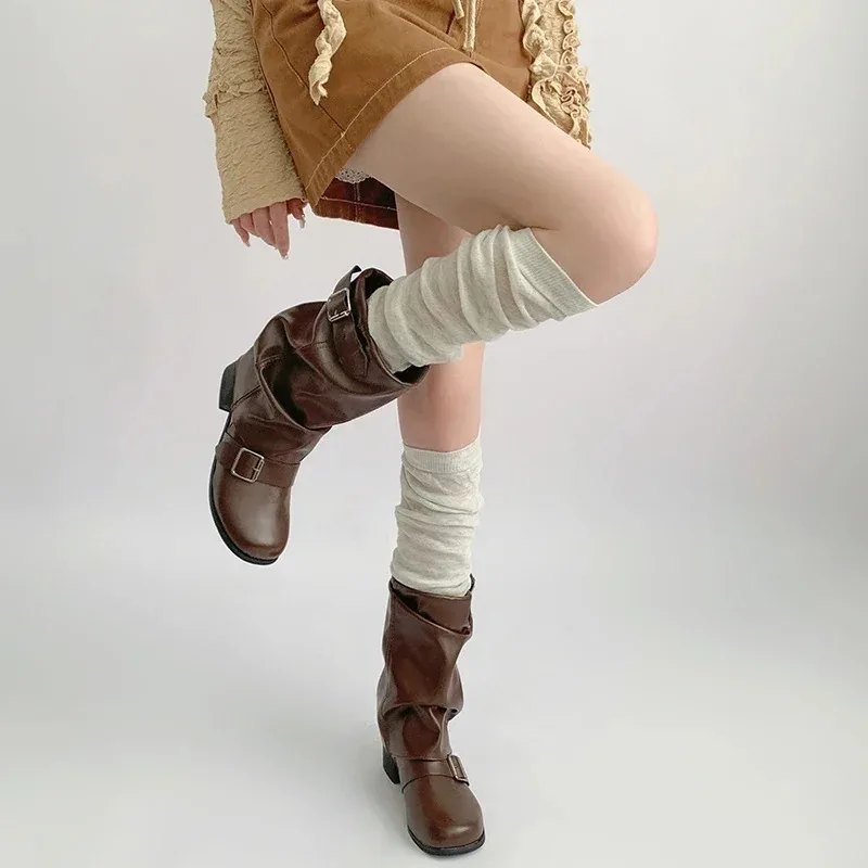 

Night Teaching Room Foot Sock Women's Autumn Hose Gray Stepping Leg Warmer Ballet Sle White Pile Socks Calf Socks