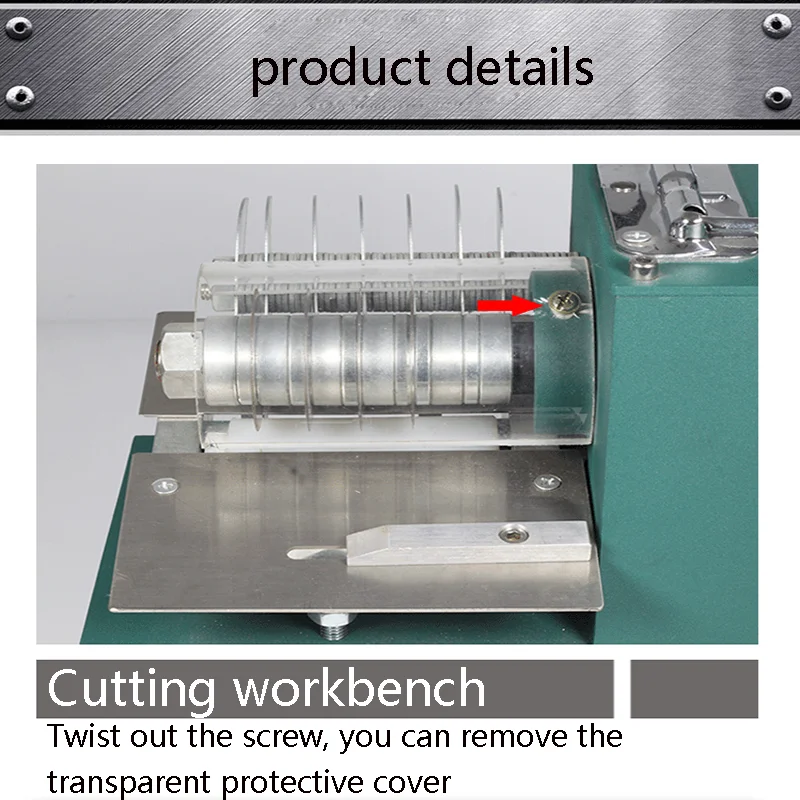 High Quality Double Head Leather Machine Belt Cutter Strap Cutting Machine With Edge Folding Laminating Machine Slicer High Qual
