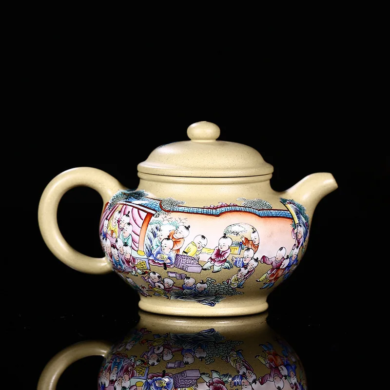 Dropshipping Yixing Handmade Purple Clay Teapot 
