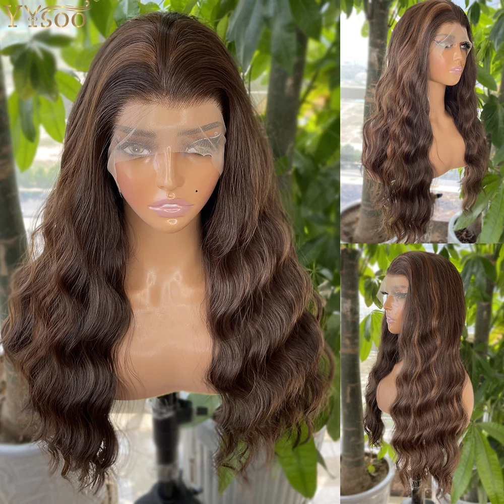 

Long 13x4 Loose Wave Synthetic Wig 430 Highlights Color Futura Glueless Synthetic Lace Front Wigs For Women Pre Plucked Hairline
