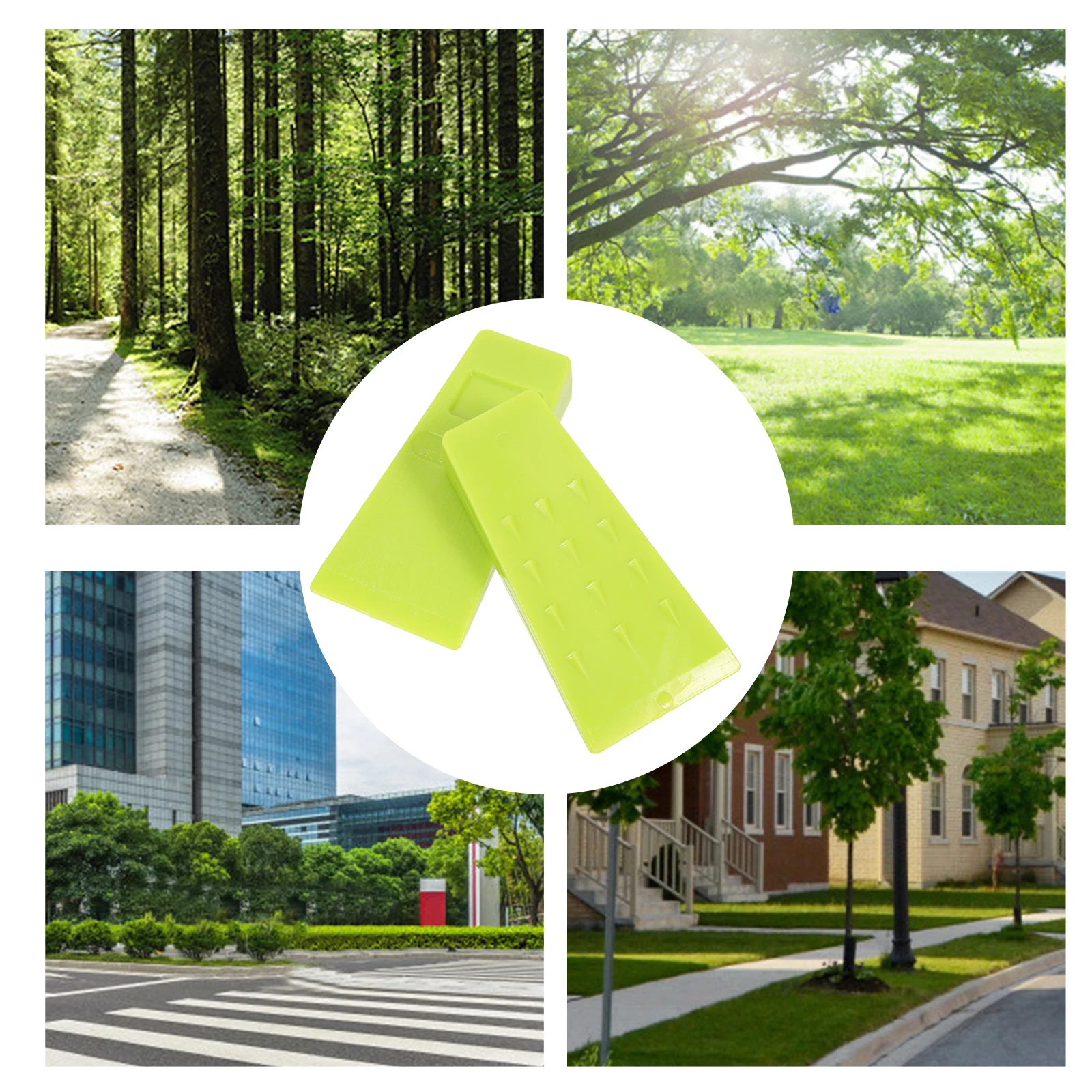 

2Pcs Felling Wedge Durable Plastic Logging Tool Woodcutting Chock Tree Cutting Accessories Electric Saw Power Tool