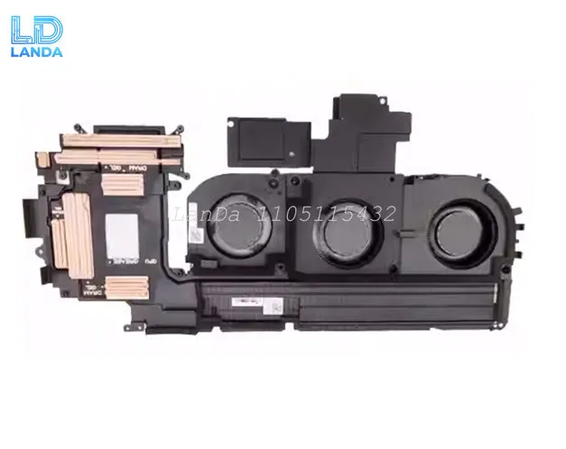 

Новый охлаждающий вентилятор для процессора и графического процессора Dell Precision 7690 с радиатором AT9D90010A0 W7WHG