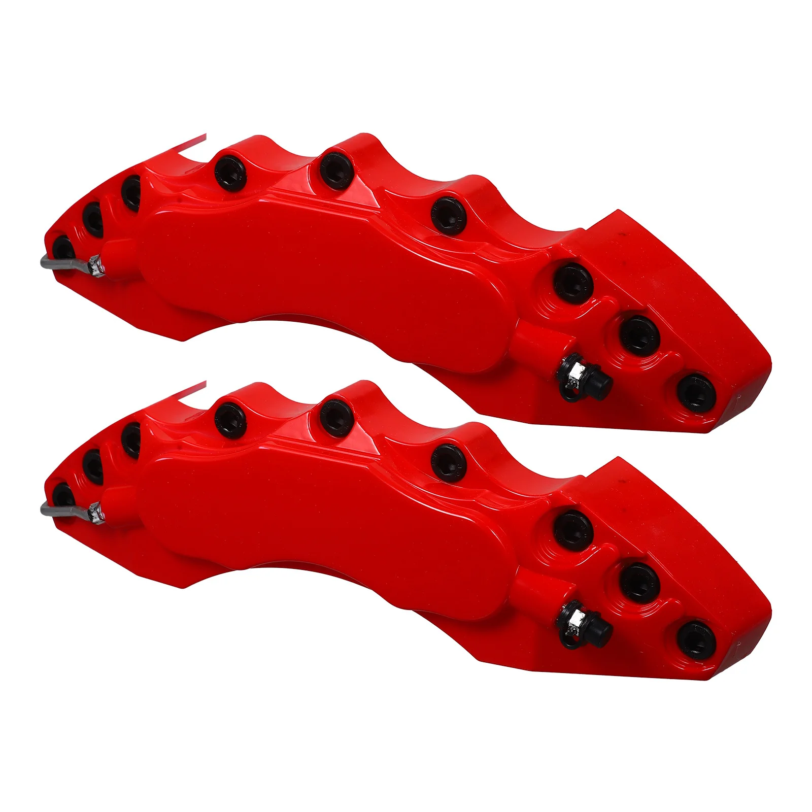 

1Pair Brake Caliper Covers ABS Durable Material Car Decorative Disc Brake Caliper Guard Easy to Install Automotive Accessories