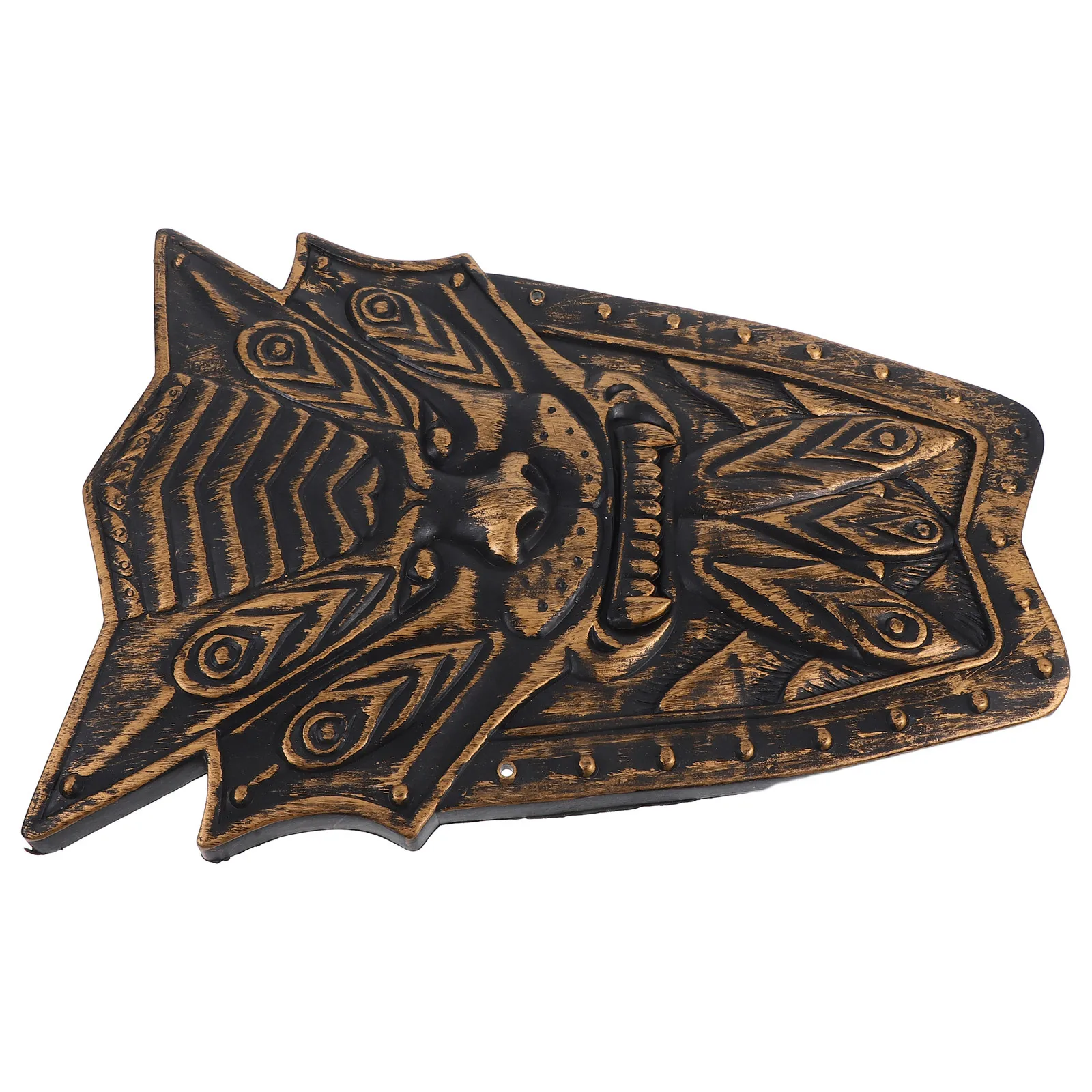 Cosplay Shield for : Medieval Knight Costume Accessory Lightweight Plastic Stage Performance Prop for Imaginative Play