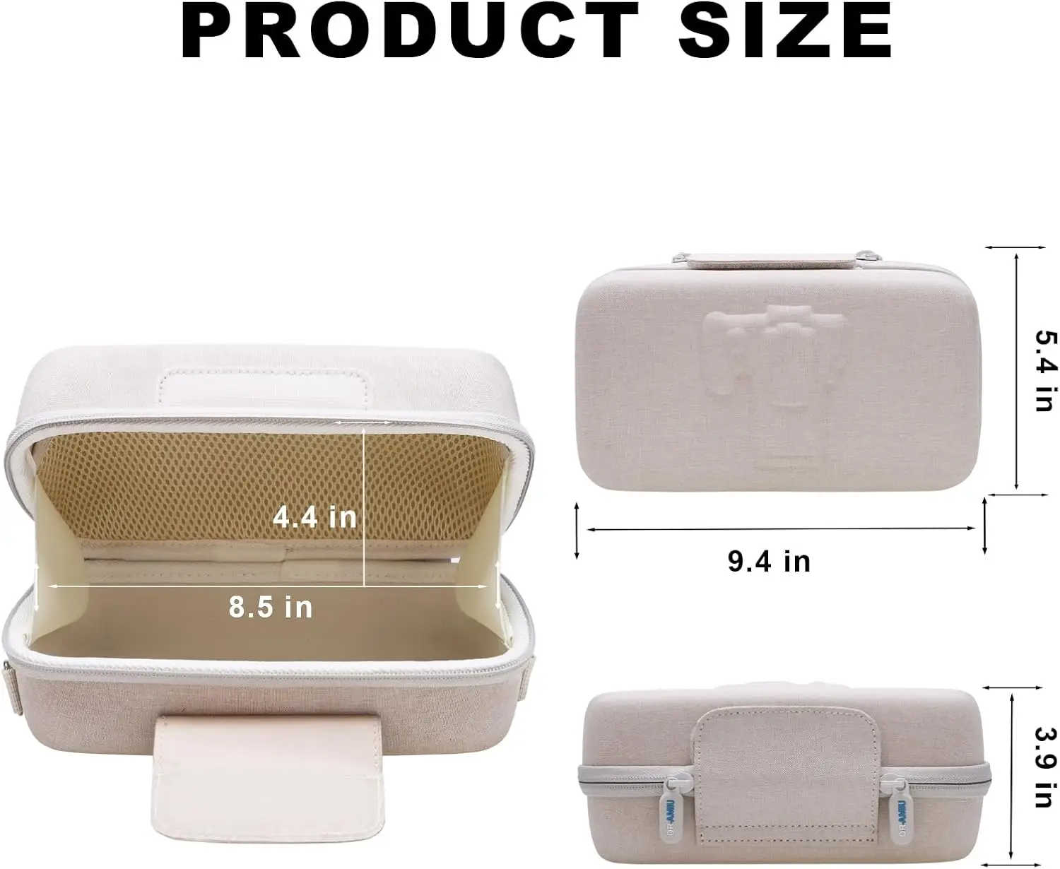 حافظة كاميرا Canon EOS Rebel T7، R100، R50، R6 Mark II، 5D Mark IV، R7 مع حزام كتف، بيج #5