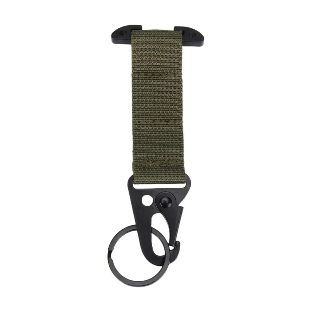 متعددة الوظائف في الهواء الطلق الصدام هوك النايلون حزام بلون حلقة تسلق المفاتيح التخييم التنزه سترة مشبك الملحقات
