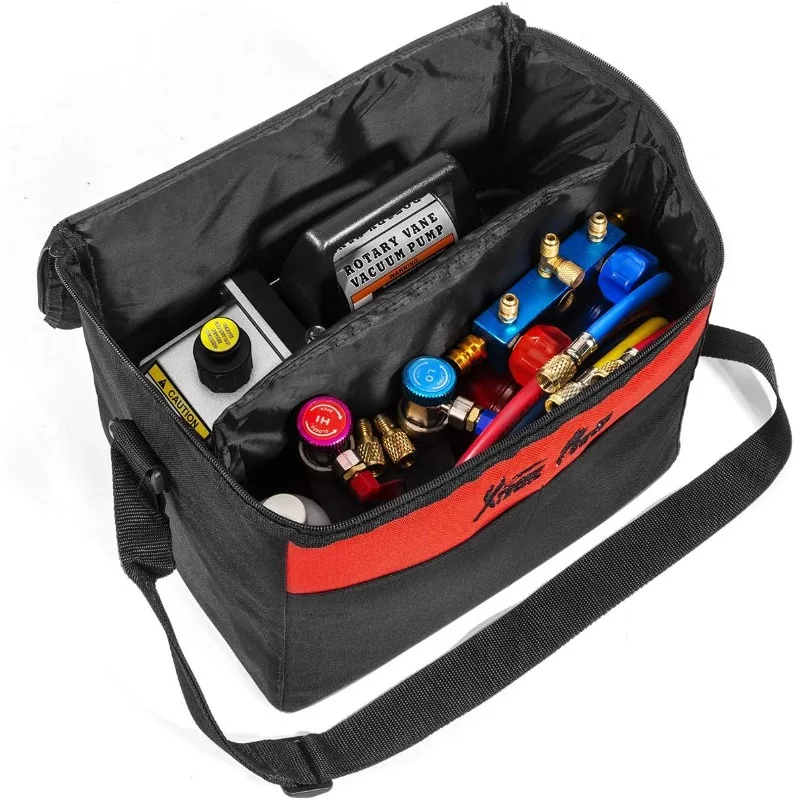 XtremepowerUS 3CFM 1/4 HP Pompa próżniowa HVAC R134a R12 R22 R410a A/C Chłodzenie AC Manometr