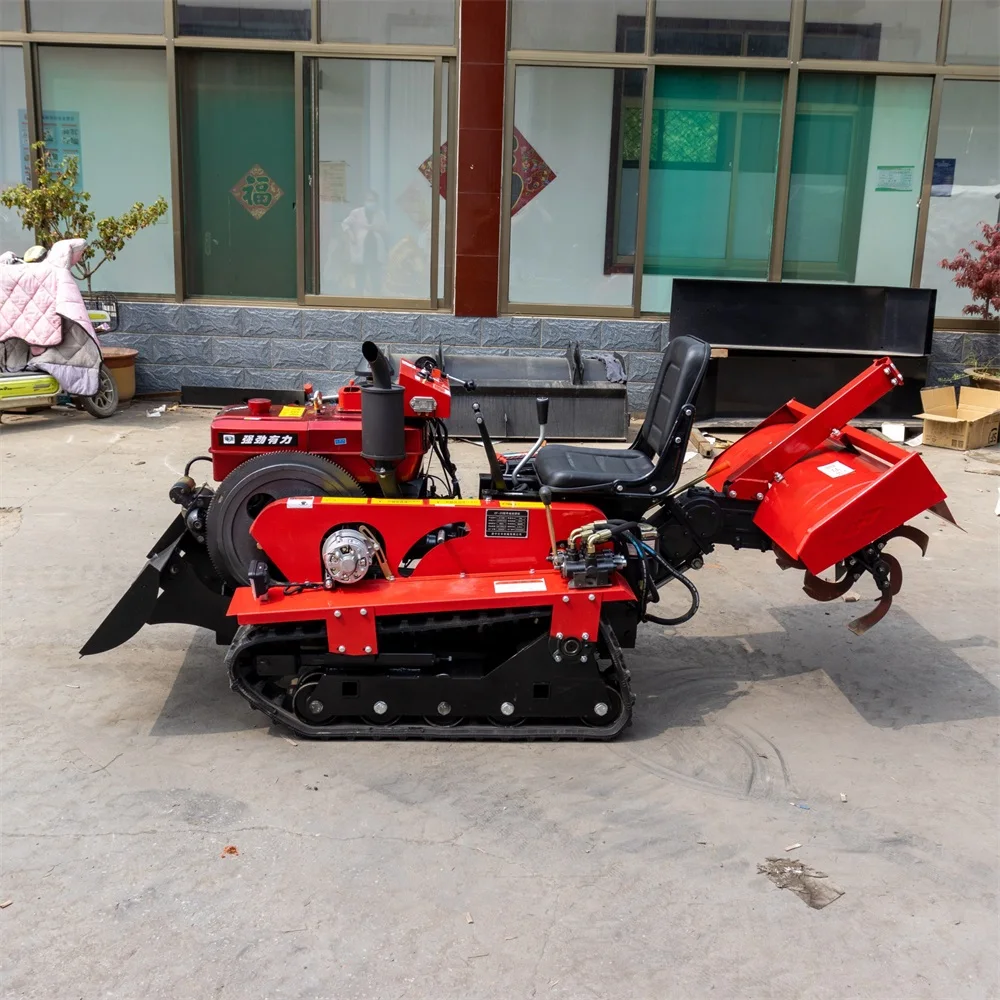 Mini motoculteur de jardin multifonctionnel : poignées rotatives de creusage, de reniflage et de collage tout-en-un, un excellent aide pour les agriculteurs