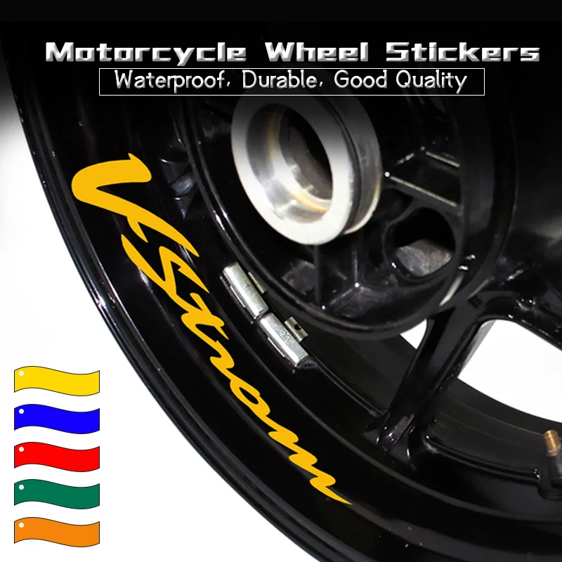 2024 Wheel Reflective Decals For V-STROM V-strom 650XT Motorcycle Inner Rim Stripe Tape Waterproof Sign Stickers v-strom 650xt