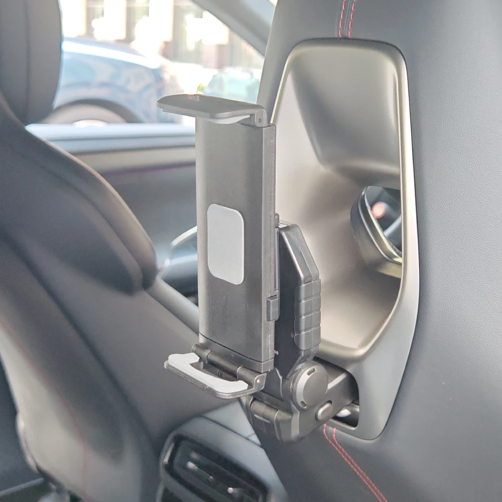 Car Phone Holder Tabket Rack For BMW i5 i7 IX 740 5 Series 2023-2026 Back Seat Bracket For IPAD Support For Xiaomi YU7 SU7 Ultra - view 6