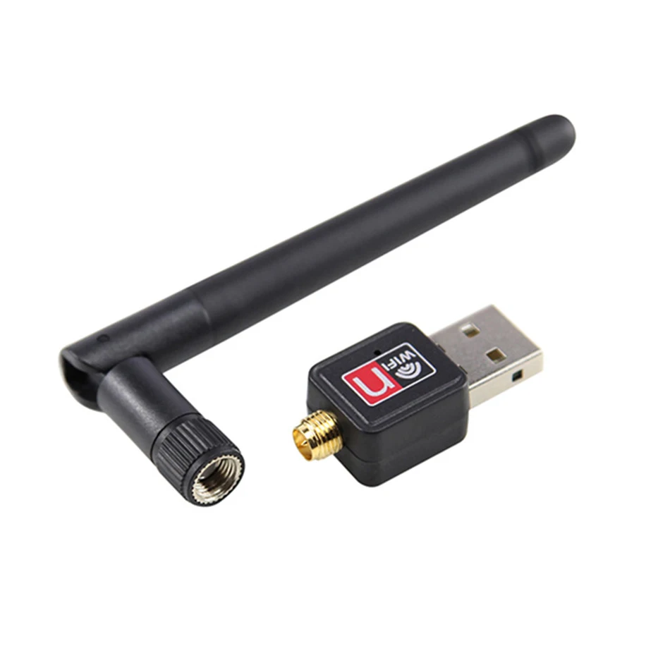 2.4G USB 와이파이 어댑터, 150M 와이파이 동글, 와이파이 수신기, 무선 네트워크 카드, 802.11b/n/g 와이파이 이더넷, PC Win 10 RTL8188 칩용