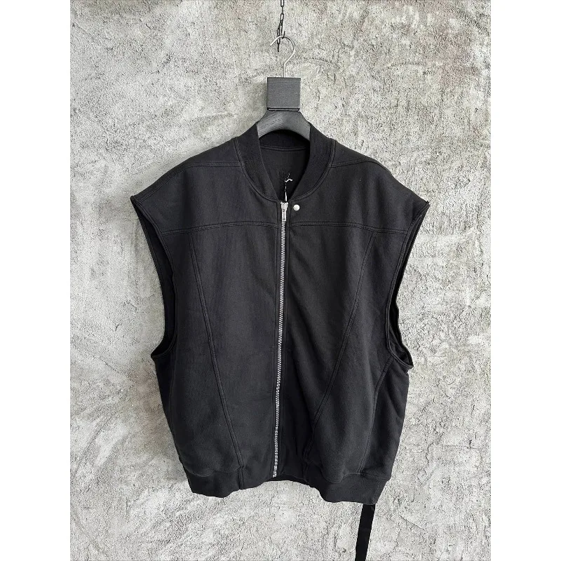 High Street Sleeveless Thin Cotton-padded  Coat Men Women Casual Fashion Comfortable Versatile Jackets