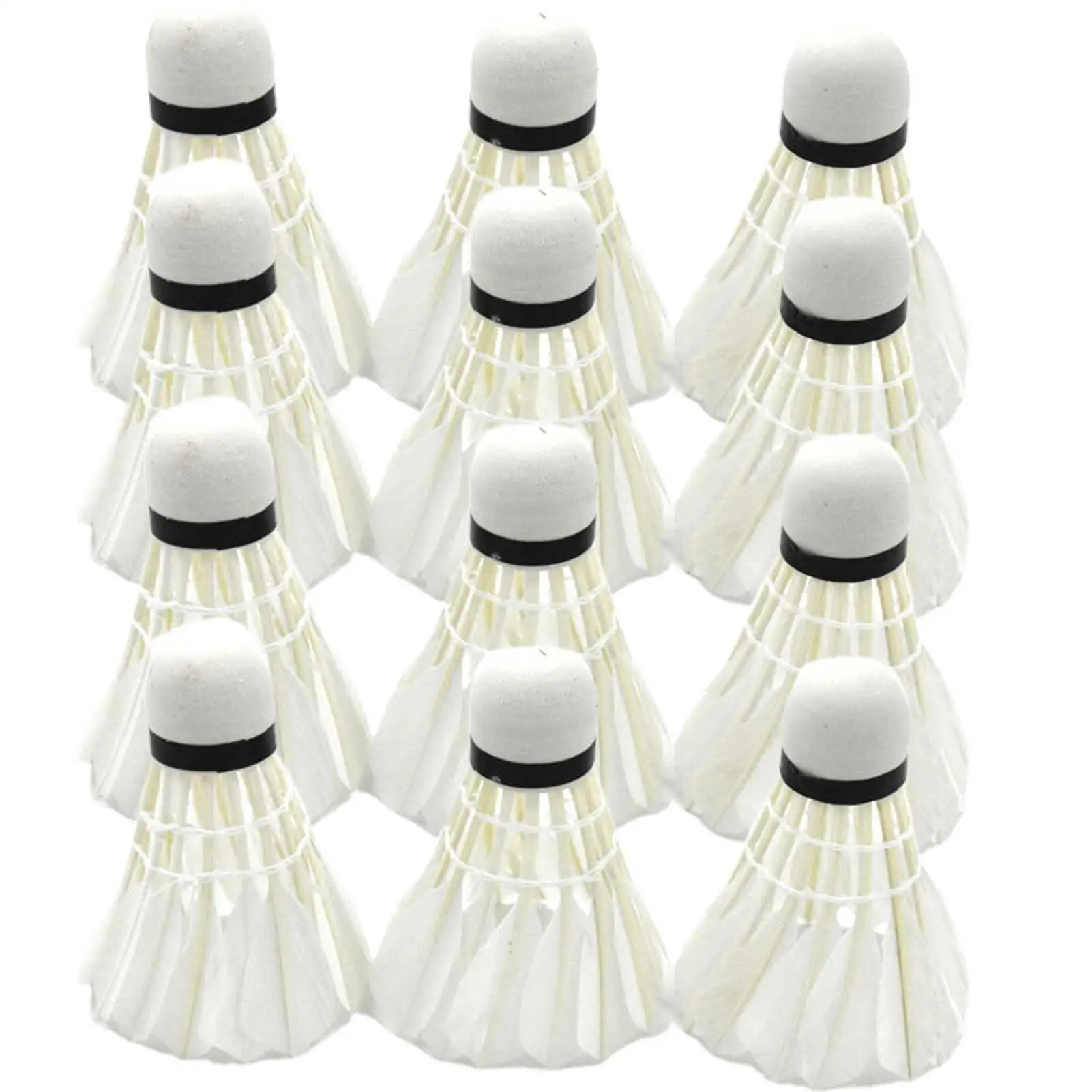 Shuttlecock Badminton Shuttlecocks For Outdoor 12-Pack Duck Feather Badminton Shuttlecocks Shuttlecock Indoor Outdoor Sports